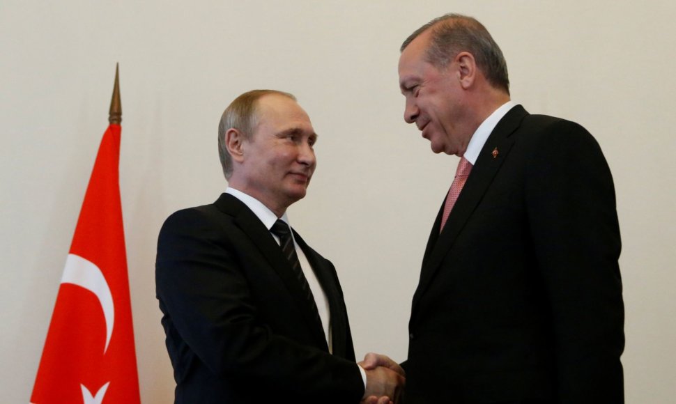 Vladimiro Putino ir Recepo Tayyipo Erdogano susitikimas
