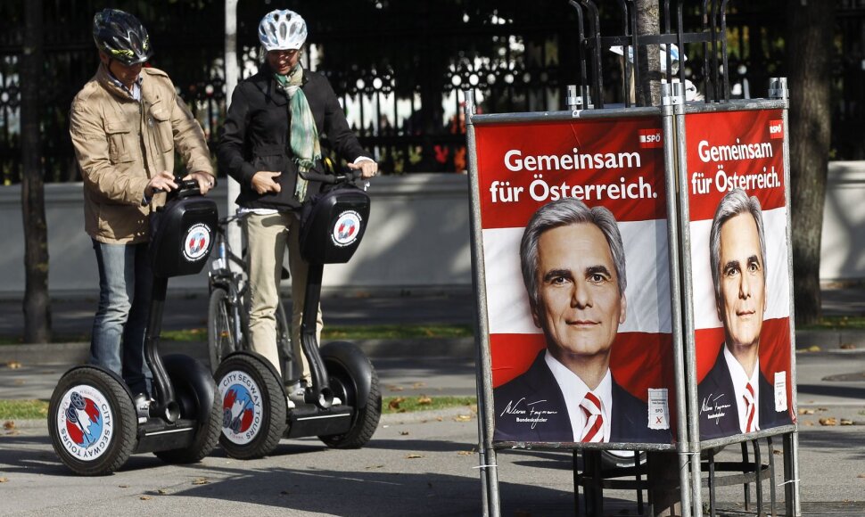 Austrijoje sekmadienį vyksta rinkimai.