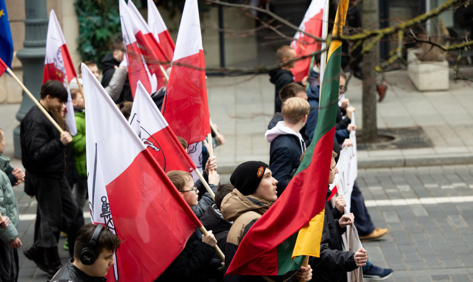 Mitingas tautinių mažumų mokykloms apginti