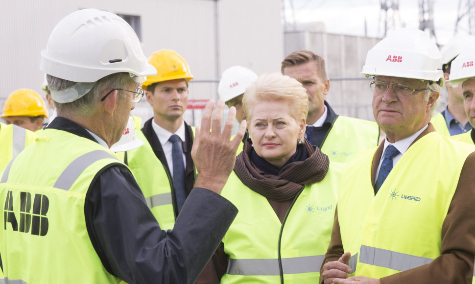 Dalia Grybauskaitė ir Švedijos karalius Carlas XVI Gustafas