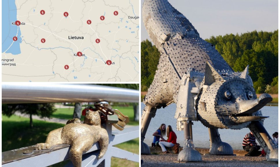 20 įdomiausių gyvūnų skulptūrų Lietuvoje