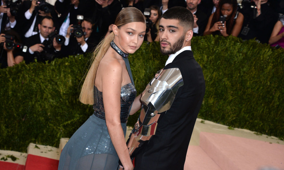 Modelis Gigi Hadid ir atlikėjas Zaynas Malikas