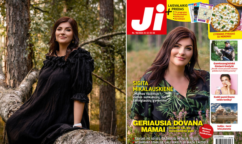 Sigita Mikalauskienė ir žurnalo JI Nr.18 