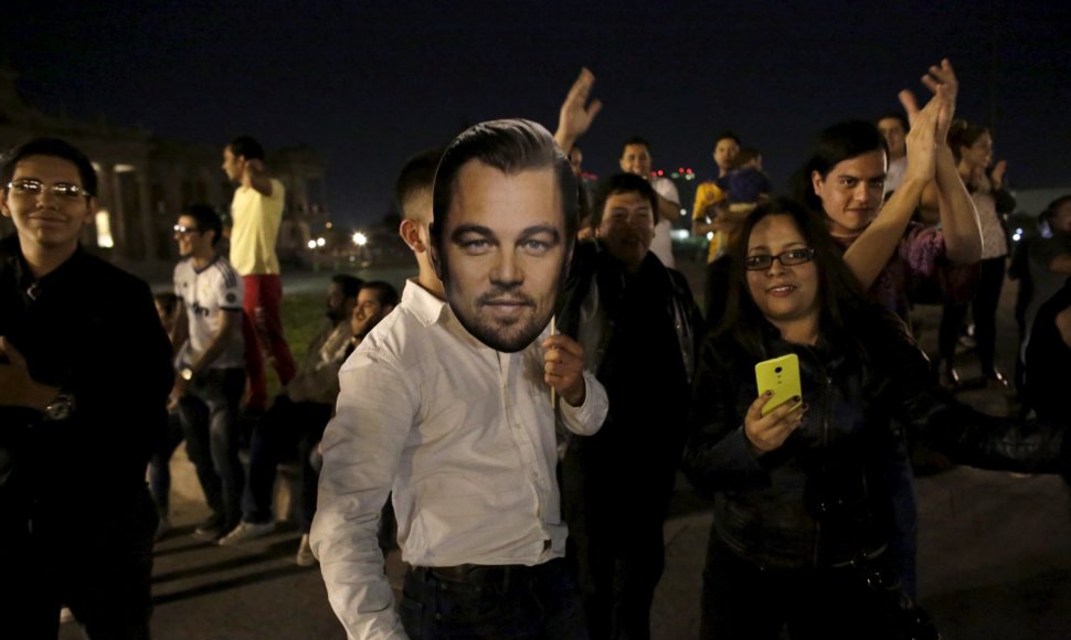 Leonardo DiCaprio gerbėjai Monterėjuje