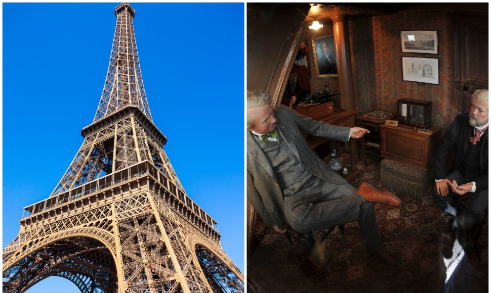 Ar žinojote? Eifelio bokšto viršūnėje yra slaptas mažytis butas
