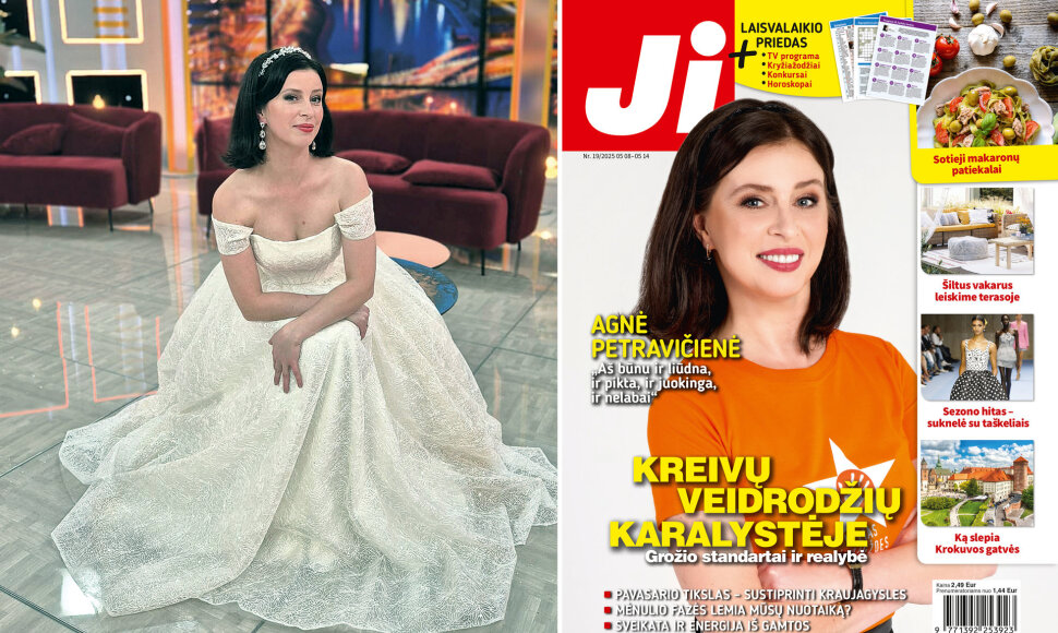 Agnė Petravičienė ir žurnalo „Ji“ Nr. 19