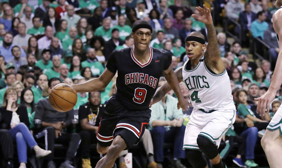 Rajonas Rondo ir Isaiah Thomasas