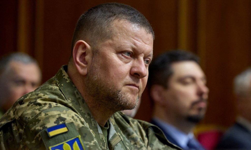 Ukrainos ginkluotųjų pajėgų vadovas Valerijus Zalužnas