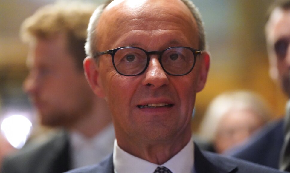 Vokietijos rinkimų favoritas konservatorius Friedrichas Merzas