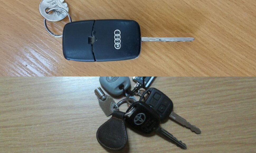 Kaune pamesti automobilių raktai