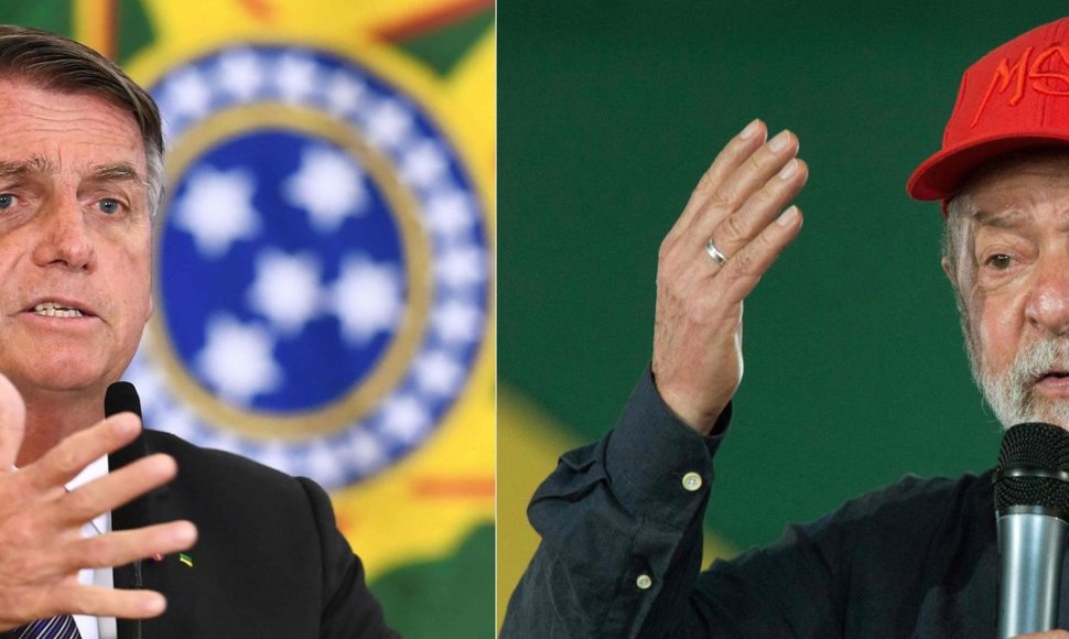 Jairas Bolsonaro ir Luizas Inacio Lula da Silva