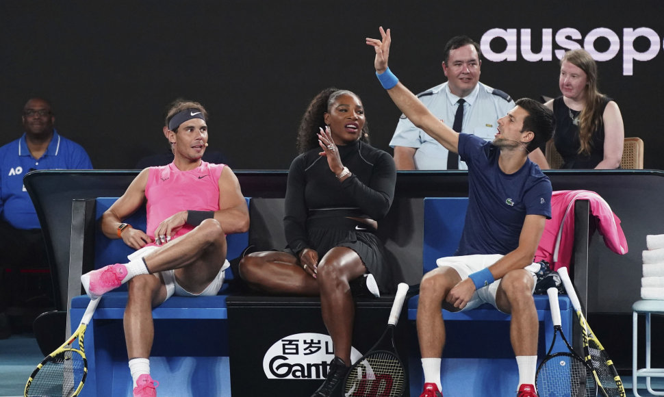 Rafaelis Nadalis, Serena Williams, Novakas Džokovičius