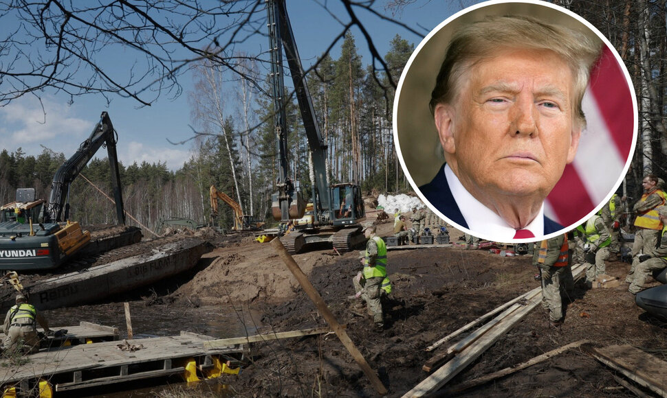 Donaldas Trumpas ir paie&scaron;kos darbai Pabradėje