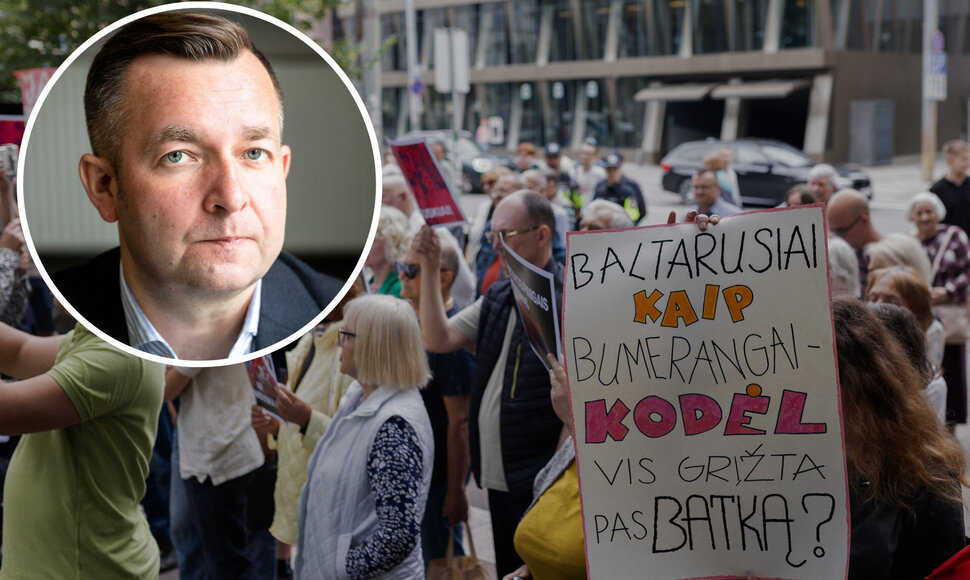 Ramūnas Vilpišauskas ir protestas dėl baltarusių