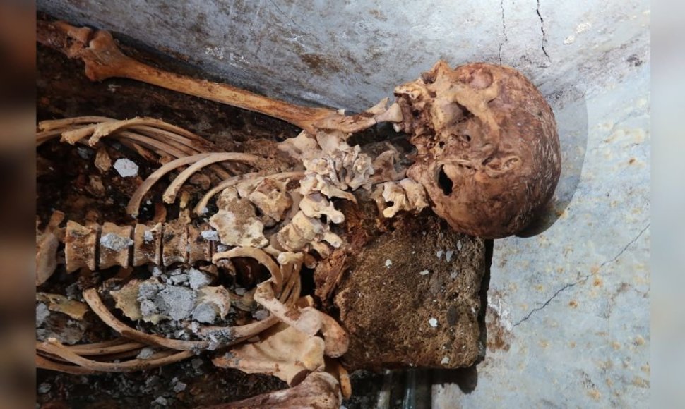Palaikai buvo saugomi užantspauduotoje kameroje Pompėjos kapinėse. Nors kūnui beveik 2000 metų, ant kaukolės vis dar matomi nukirpti plaukai ir ausis. 