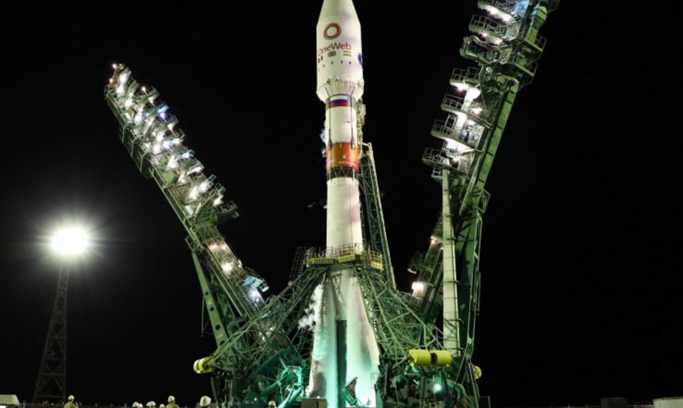 Sojuz raketa su 34 palydovais pakilo į kosmosą