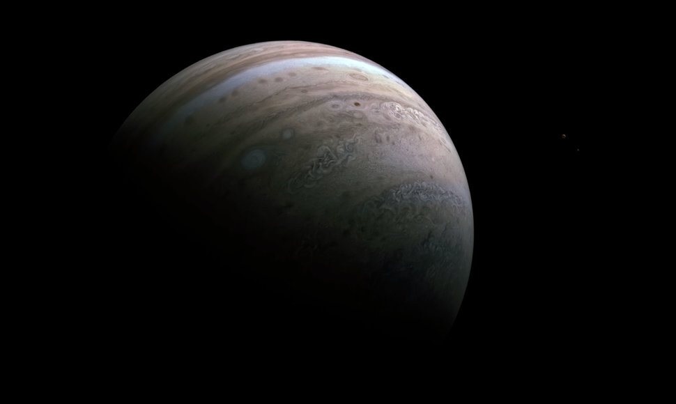 Jupiteris su savo palydovais