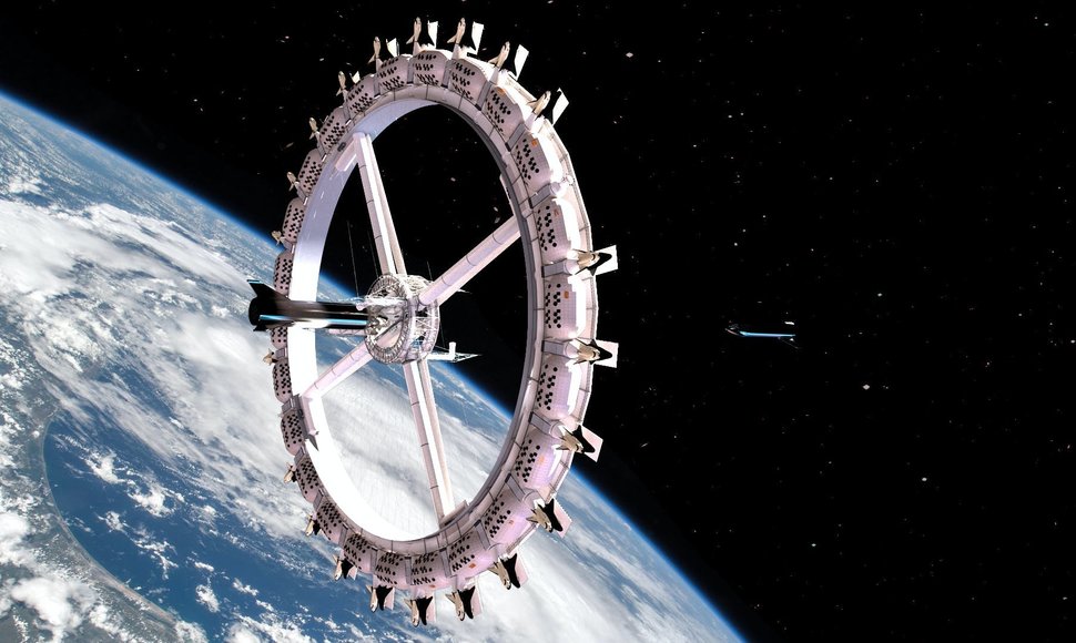 Planuojamas kosminis viešbutis „Voyager Station“