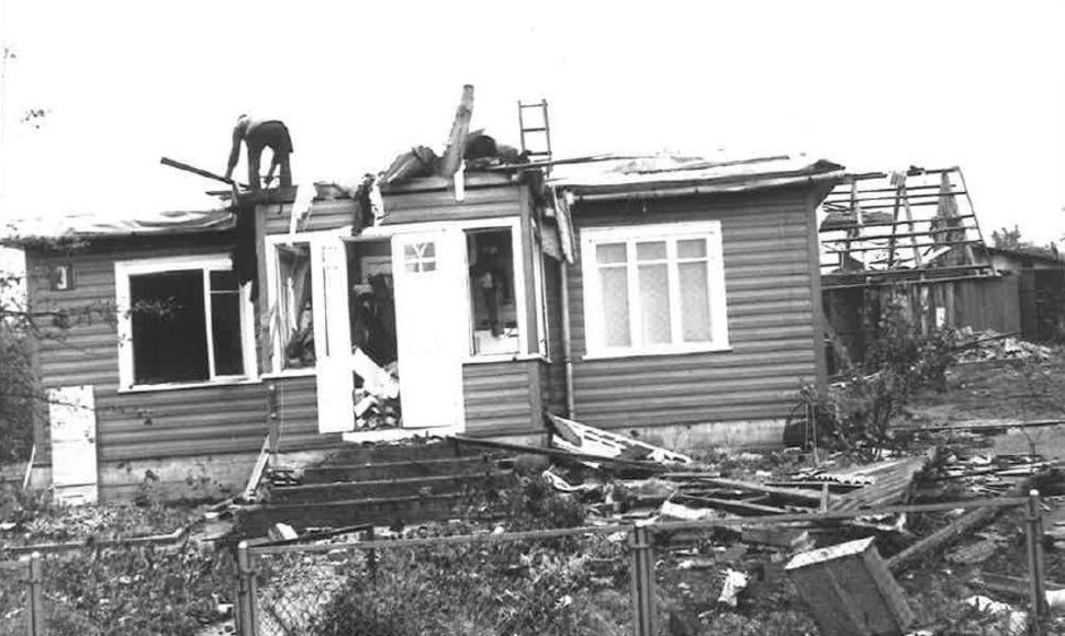 1981 m. gegužės 29 d. Širvintų rajoną nusiaubė viesulas