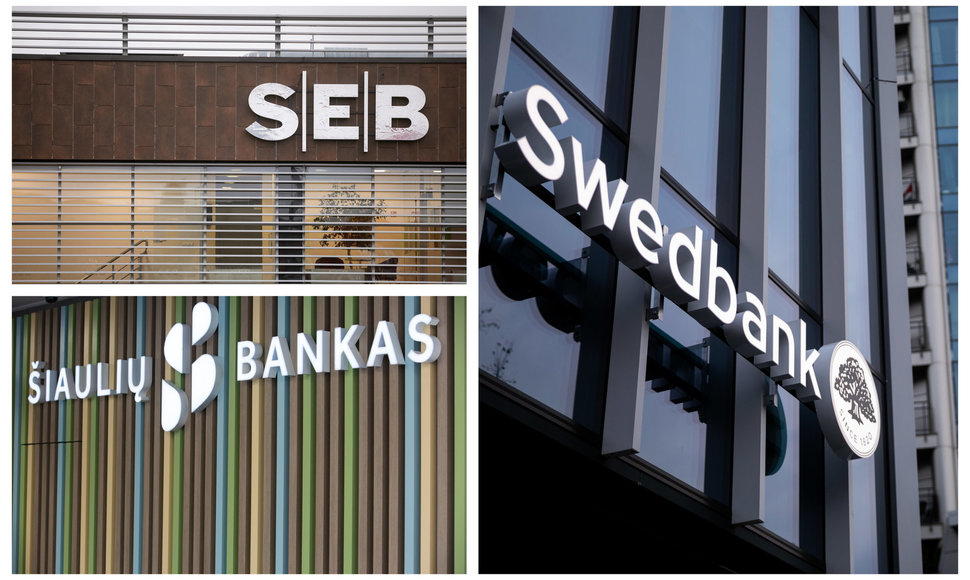 SEB bankas, „Swedbank“ ir Šiaulių bankas / 15min montažas 