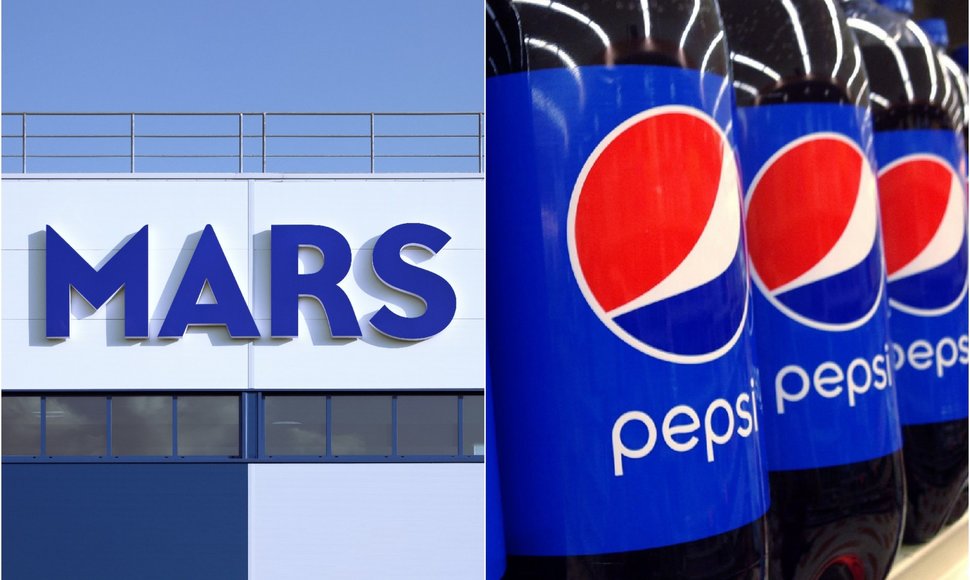 „Mars“ ir „PepsiCo“ / „Shutterstock“ ir „Scanpix“ nuotr. 