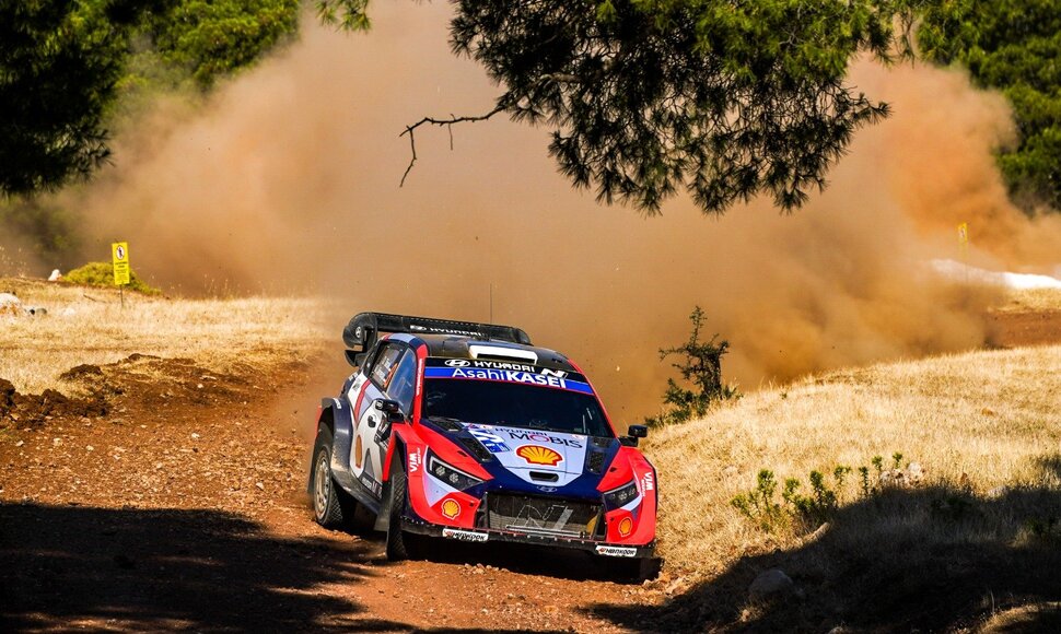 Ottas Tanakas. WRC organizorių facebook paskyroje patalpinta nuotrauka