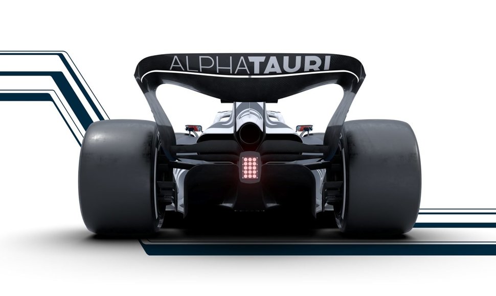 „AlphaTauri“ AT03 F1 bolidas/ Scuderia.alphatauri.com nuotr.