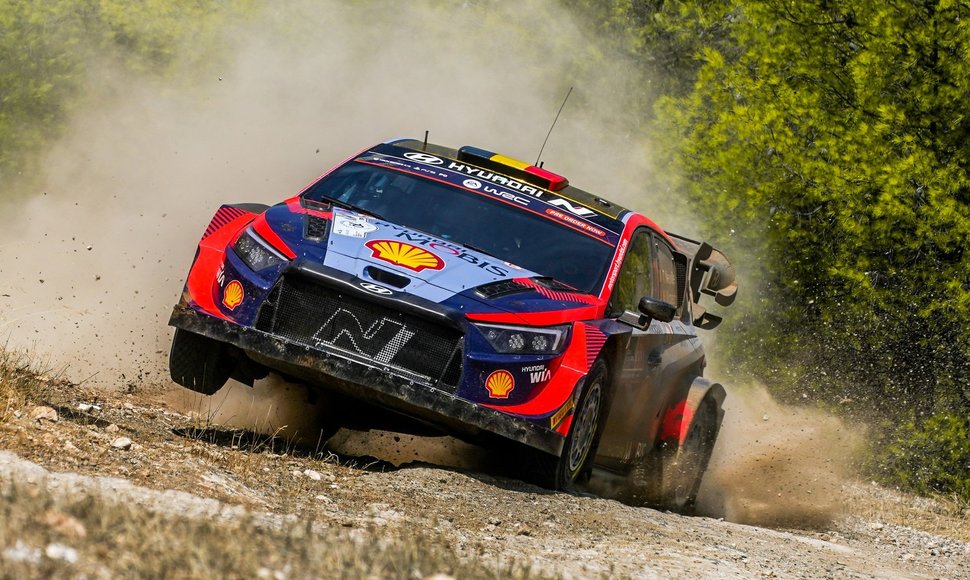 T.Neuville Graikijos WRC ralyje. WRC „facebook“ paskyroje publikuota nuotr.