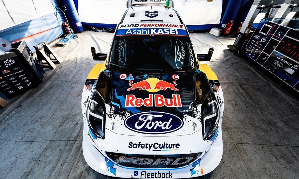 WRC organizatorių „facebook“ tinkle patalpinta nuotrauka