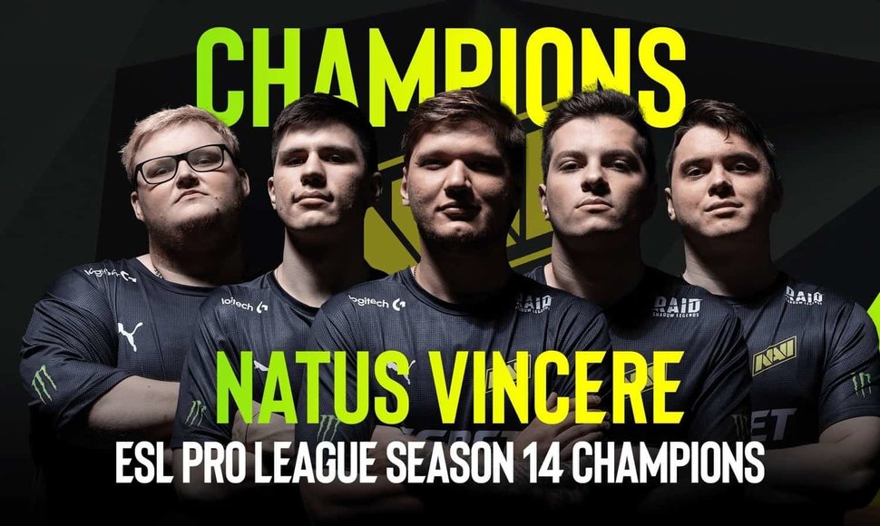„ESL Pro League Season 14" turnyro nugalėtojai „Natus Vincere“ vyrukai