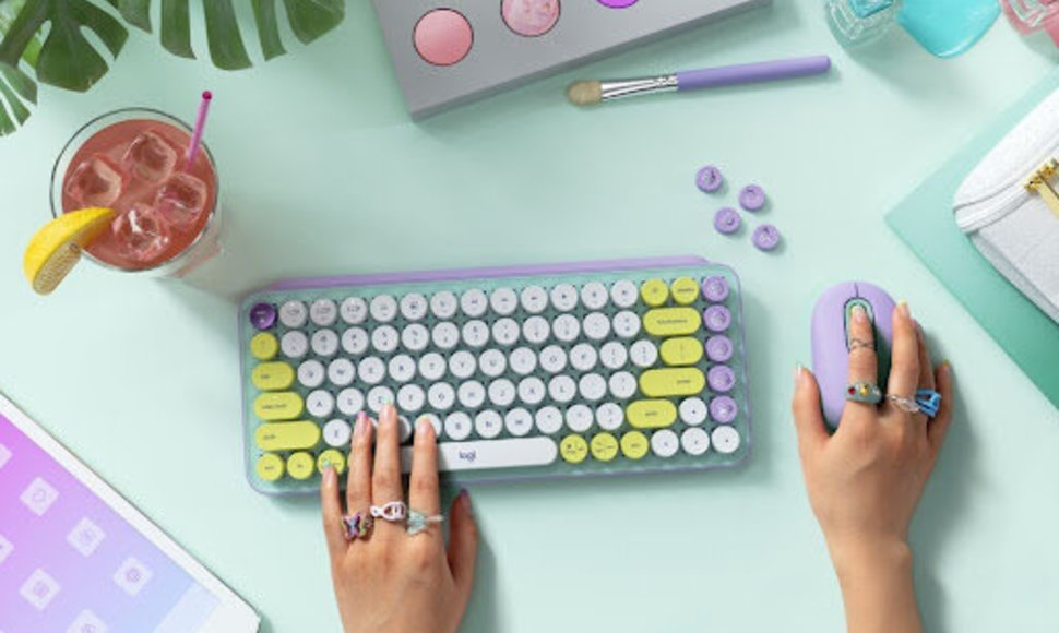 „Logitech POP Keys ir pelė“