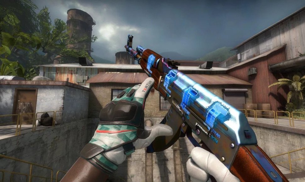 „Stattrack AK-47 Case Hardened“ „skinas“