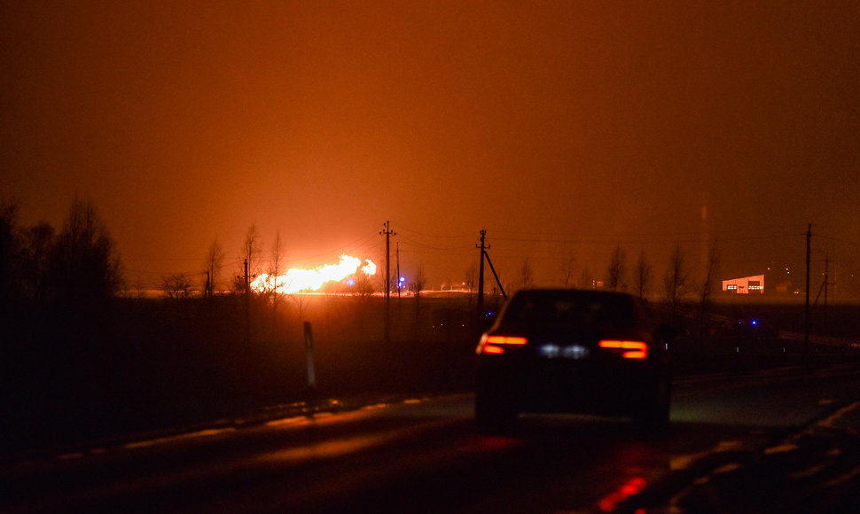 Sprogęs dujotiekis Pasvalio rajone