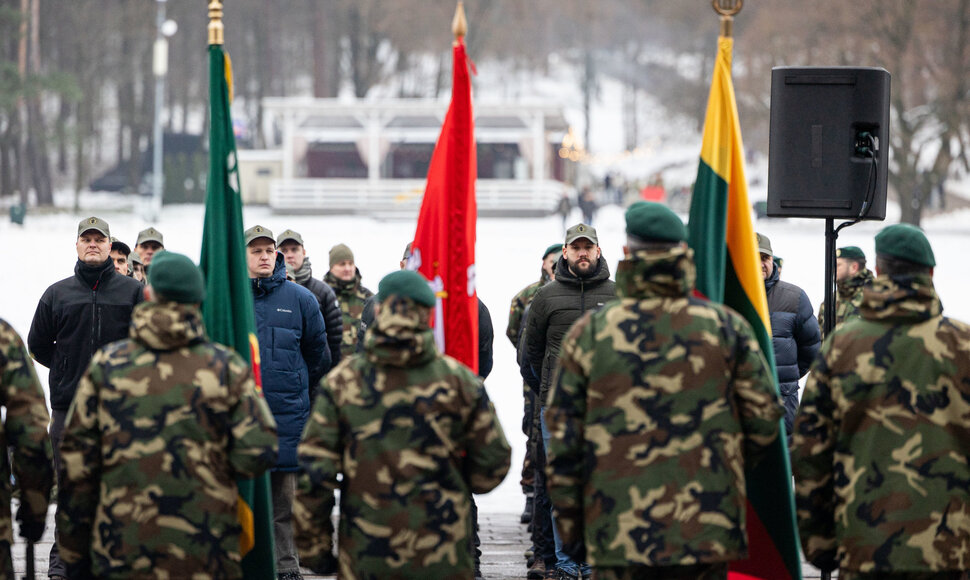Kandidatų į šaulius priesaikos ceremonija