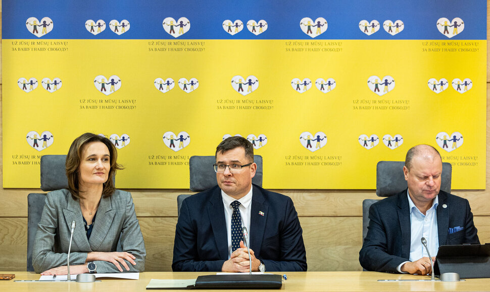 Viktorija Čmilytė - Nielsen, Laurynas Kasčiūnas, Saulius Skvernelis