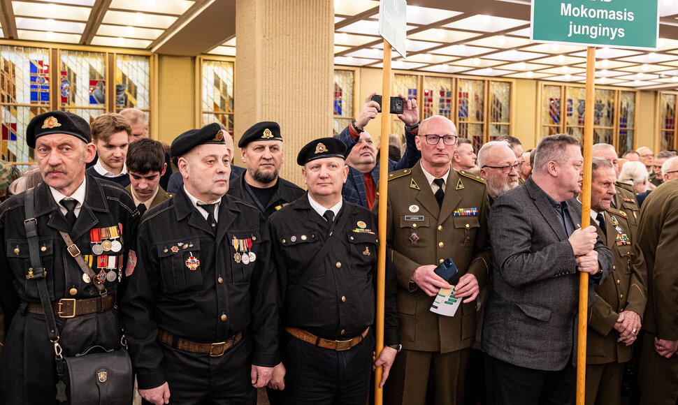 I&scaron;kilminga laisvės gynėjų rikiuotė ir jų susitikimas Seime