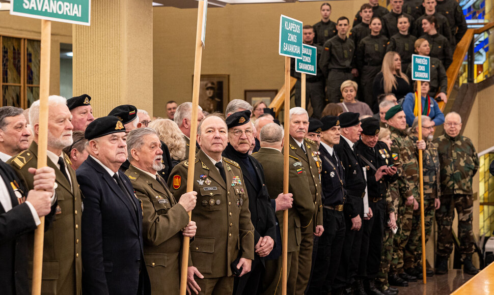 I&scaron;kilminga laisvės gynėjų rikiuotė ir jų susitikimas Seime