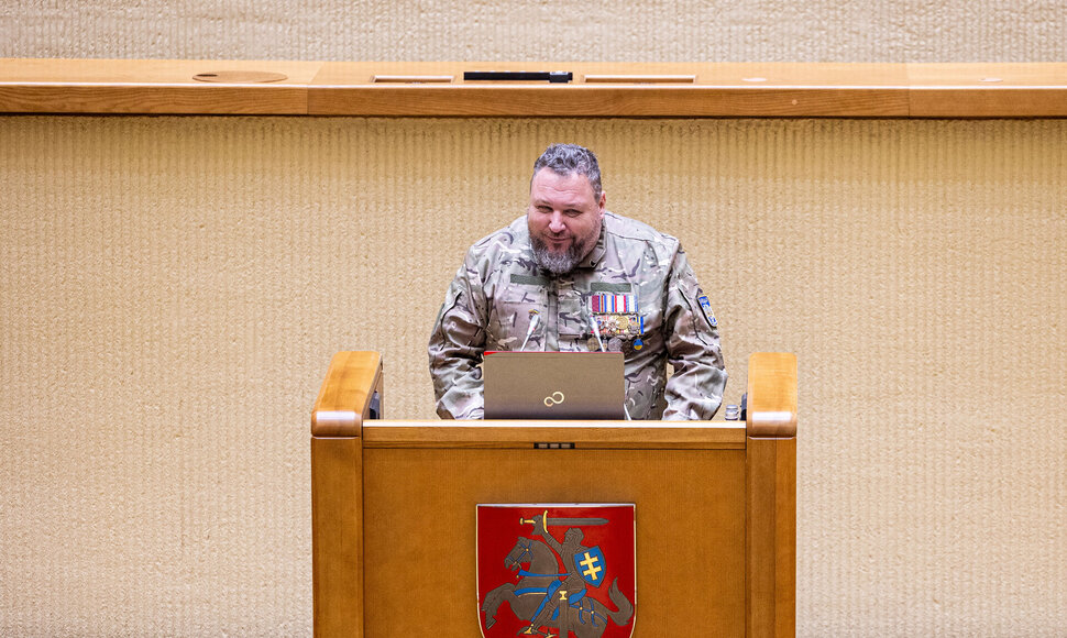 I&scaron;kilminga laisvės gynėjų rikiuotė ir jų susitikimas Seime