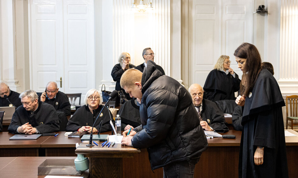Riau&scaron;ių prie seimo bylos nagrinėjimas Vilniaus apygardos teisme
