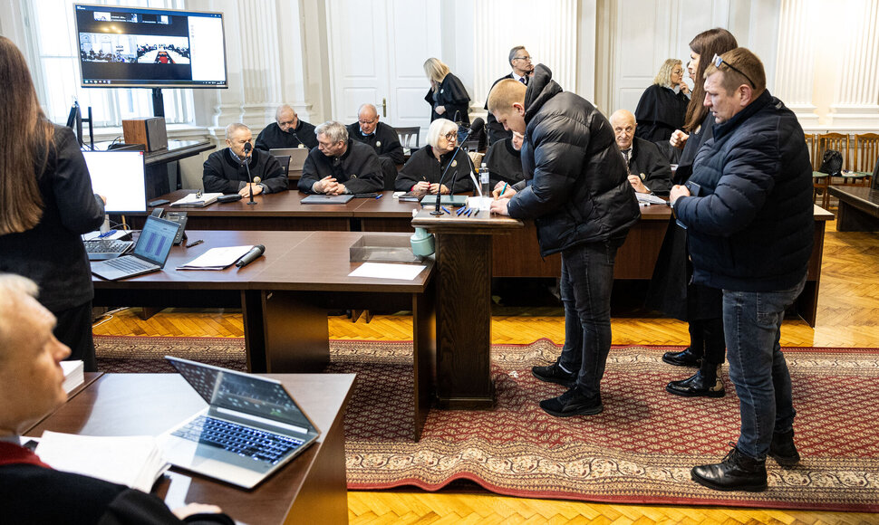 Riau&scaron;ių prie seimo bylos nagrinėjimas Vilniaus apygardos teisme