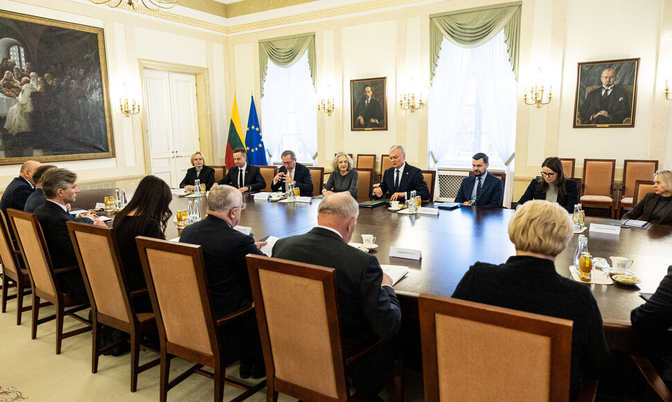 Prezidento susitikimas užsienio politikos ir saugumo klausimams aptarti