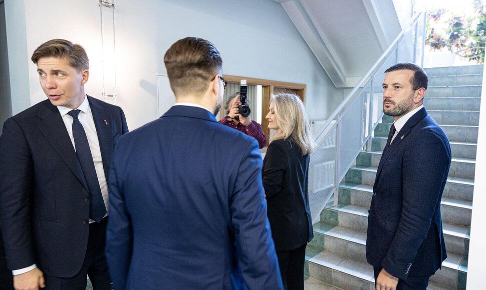LSDP ir Demokratų sąjungos &bdquo;Vardan Lietuvos&ldquo; atstovai susitiko dėl koalicijos sudarymo