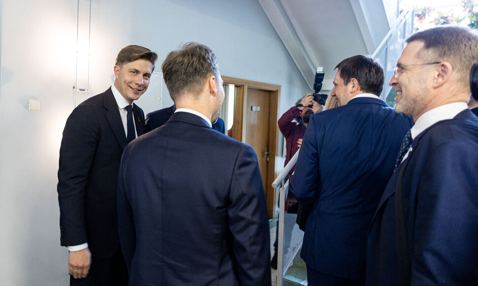 LSDP ir Demokratų sąjungos &bdquo;Vardan Lietuvos&ldquo; atstovai susitiko dėl koalicijos sudarymo
