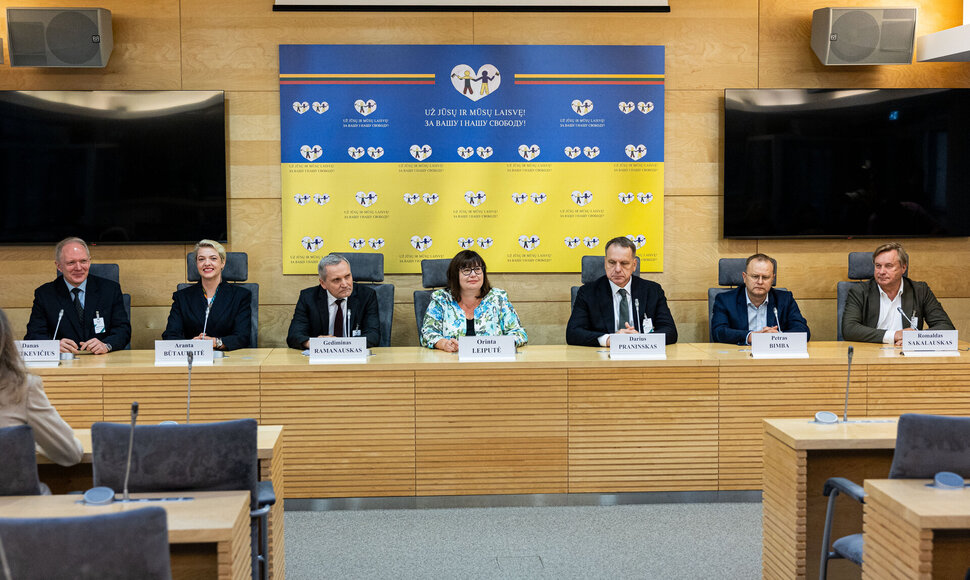 Spaudos konferencija seime