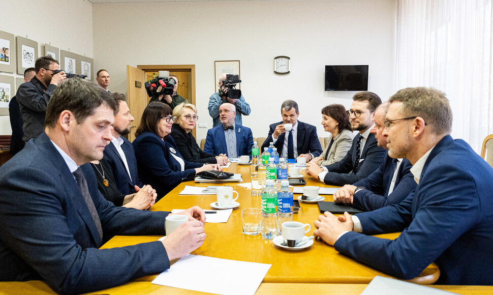 Koalicinės tarybos posėdis Seime