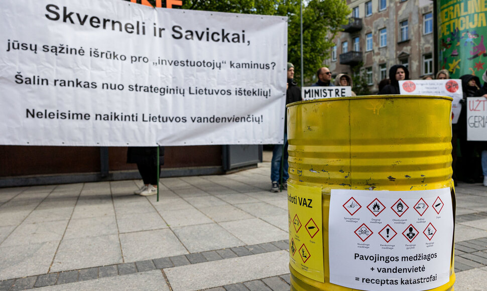Piketas prie Ekonomikos ir inovacijų ministerijos