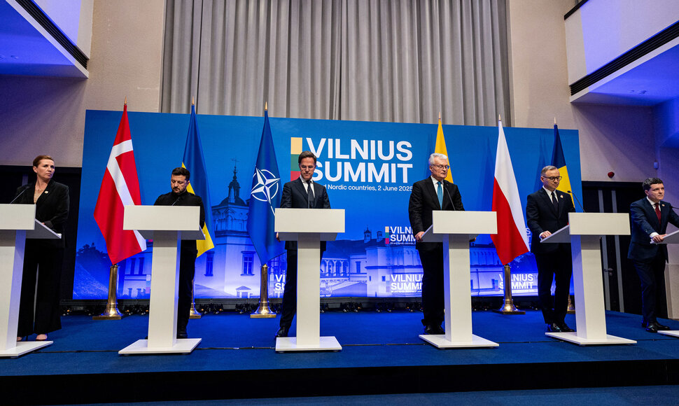 Mette Frederiksen, Volodymyras Zelenskis, Markas Rutte, Gitanas Nausėda, Andrzej Duda, Nicusoras Danas