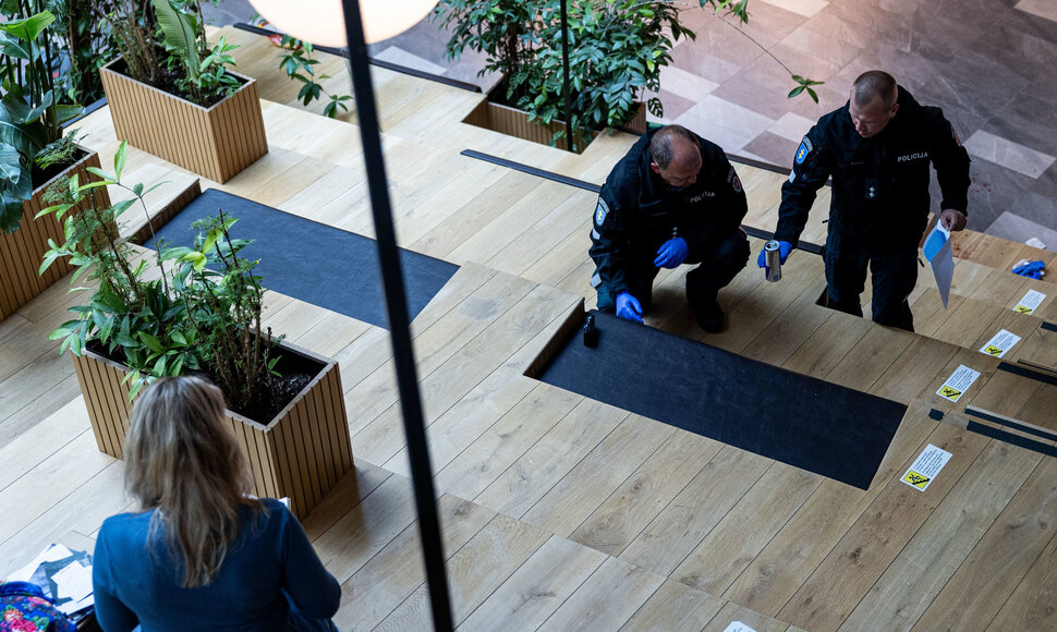 Vilniaus prekybos centre &bdquo;Europa&ldquo; peiliu ginkluotas vyras sužalojo žmogų