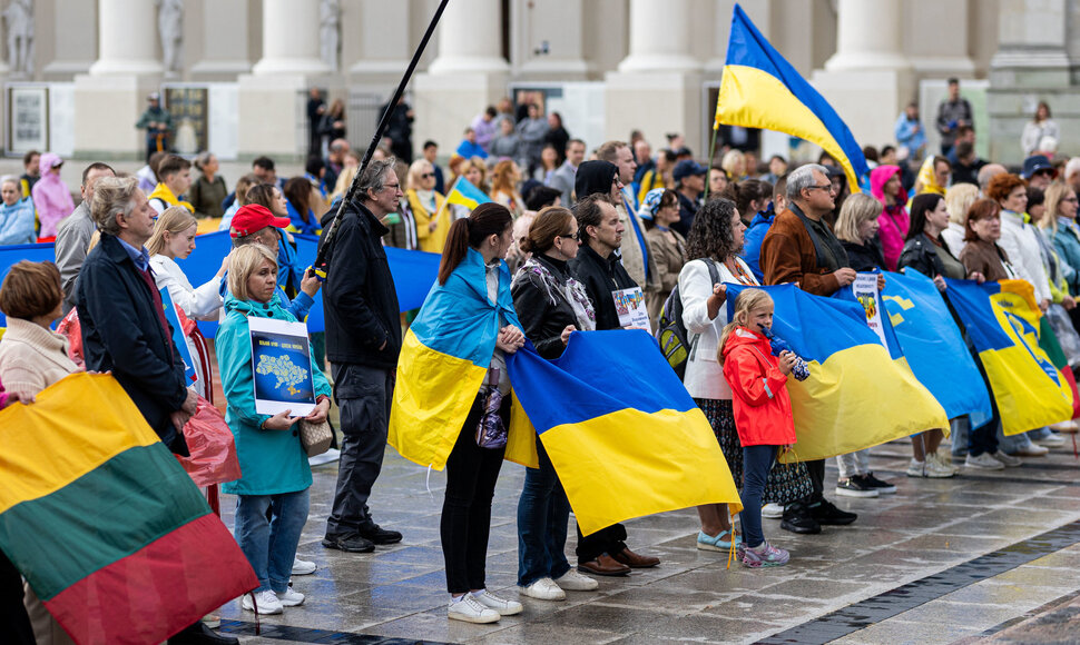 150-asis Ukrainos palaikymo mitingas