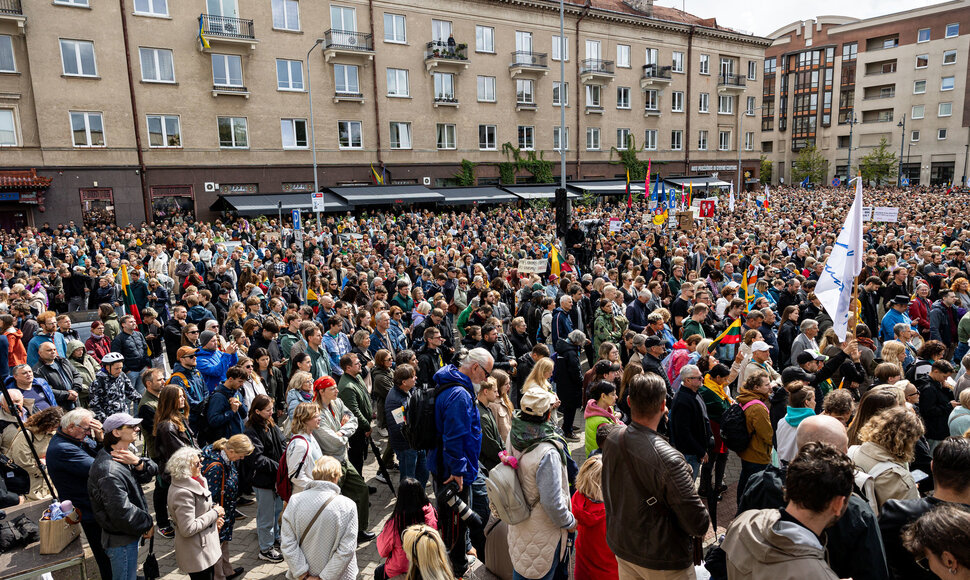 Protestas prieš valdančiąją koaliciją